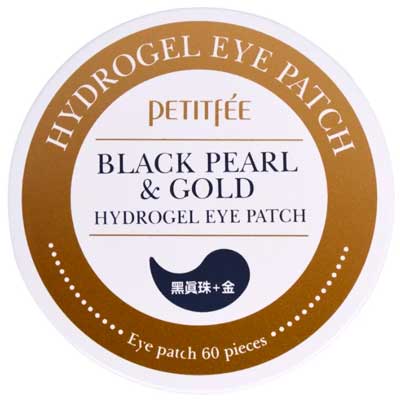 petitfee black pearl gold hydrogel eye patch